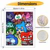 Disney oil painting handmade diy art painting Inside Out characters home decoration