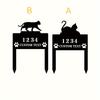 Custom Metal Sign Personalized Garden Stake Lawn Decoration Outdoor Yard Art