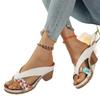 Fashion 2025 New Ladies Shoes  Pinch Toe Women's Slippers Fashion Color Matching Summer Outdoor Casual Plus Size Best Seller High Heels