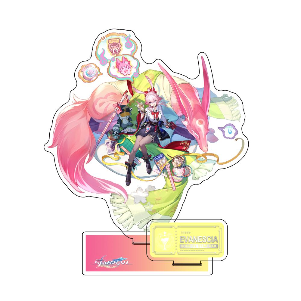 Game Figure Honkai: Star Rail Sunday Jiao Qiu Yunli Firefly Jingliu Acrylic Stand Model Plate Cosplay Anime Keychain Fans Gift
