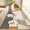 VIKAMA Pet Petting Park Floor Mat Enclosure Area Floor Is Waterproof For Dog Food. Easy To Clean And Maintain.