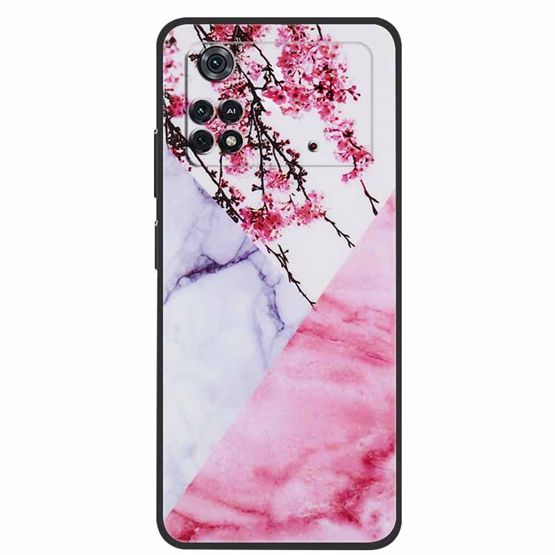 For Poco X4 Pro 5G Case Poco M4 Pro 2022 Marble Silicone TPU Back Cover for Xiaomi Poco M4 Pro 4G Phone Case Poco X4 Pro 5G Capa