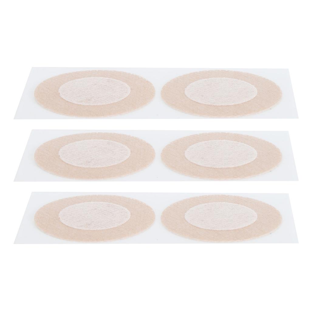 20 Pair Men Nipple Cover Non Woven Cloth Chafing Prevention Nipple Protector for Running Surfing Cycling 4.5cm