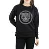 Marvel Womens/Ladies Black Panther Distressed Icon Sweatshirt
