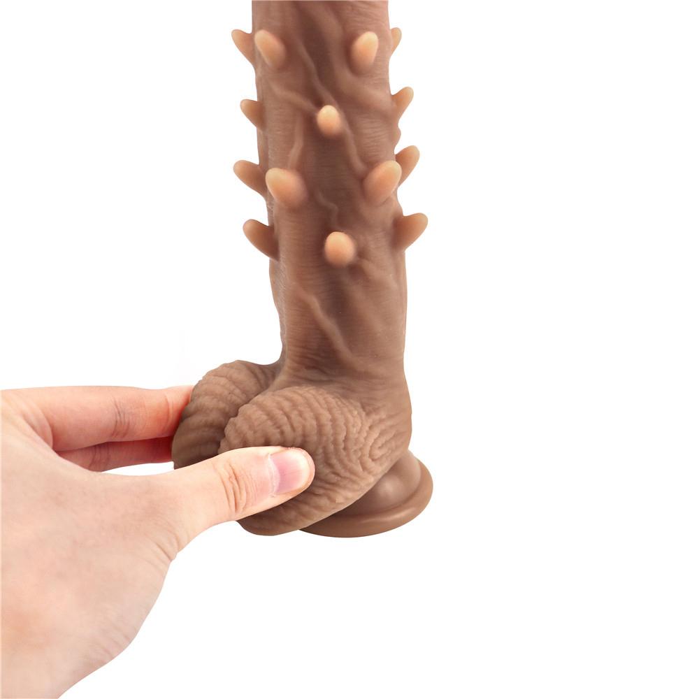 Nové evropské a americké tlusté dildo tekuté silikonové simulace samice hřebčína falusová masturbační hračka