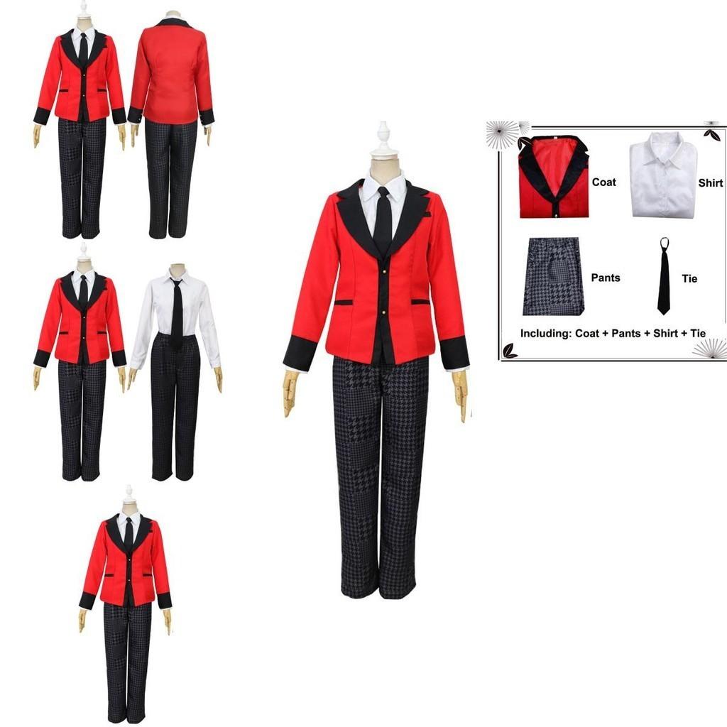 Kakegurui Jabami Yumeko Ryota Suzui Uniform Cosplay Costume Featuring Durable Fabric And Perfect Stitches For Festive Occasions