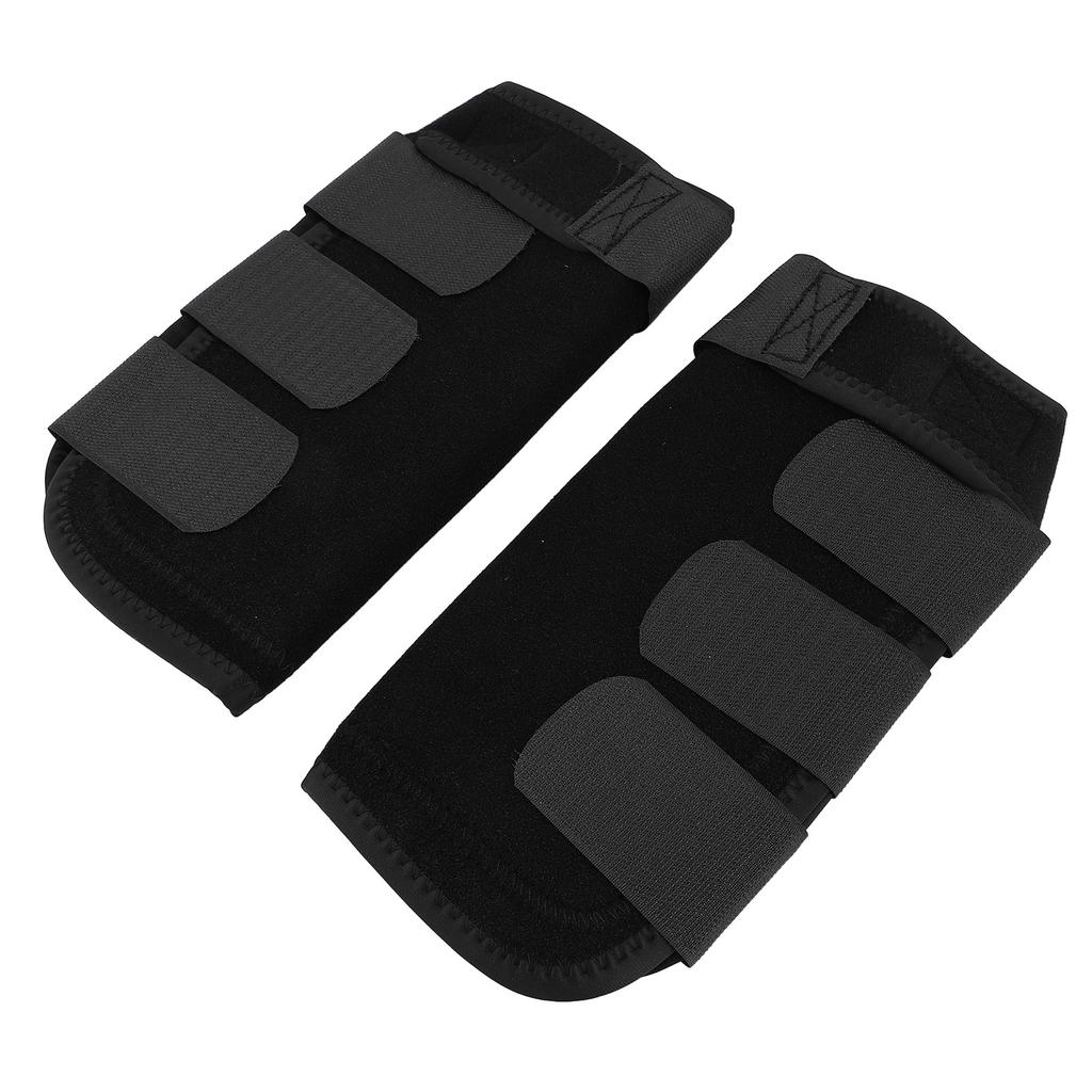 Horse Boots Protective Neoprene Shock Absorbing Reduce Impact Adjustable Straps Horse Leg Guards