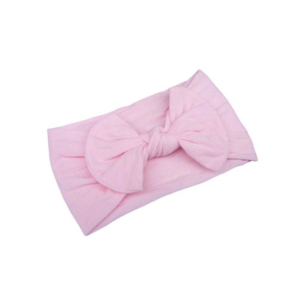 Soft Nylon Baby Hair Bows Gentle Elastic Headbands For Infants Toddlers Multi Color Options