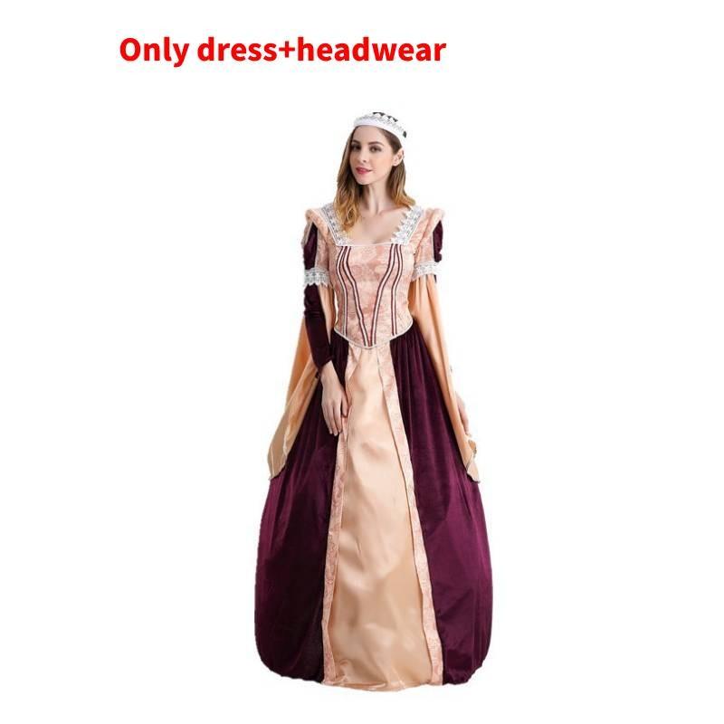 

Costumes Cosplay Halloween Retro Vampire Queens Dress For Theme Party Dress Up M