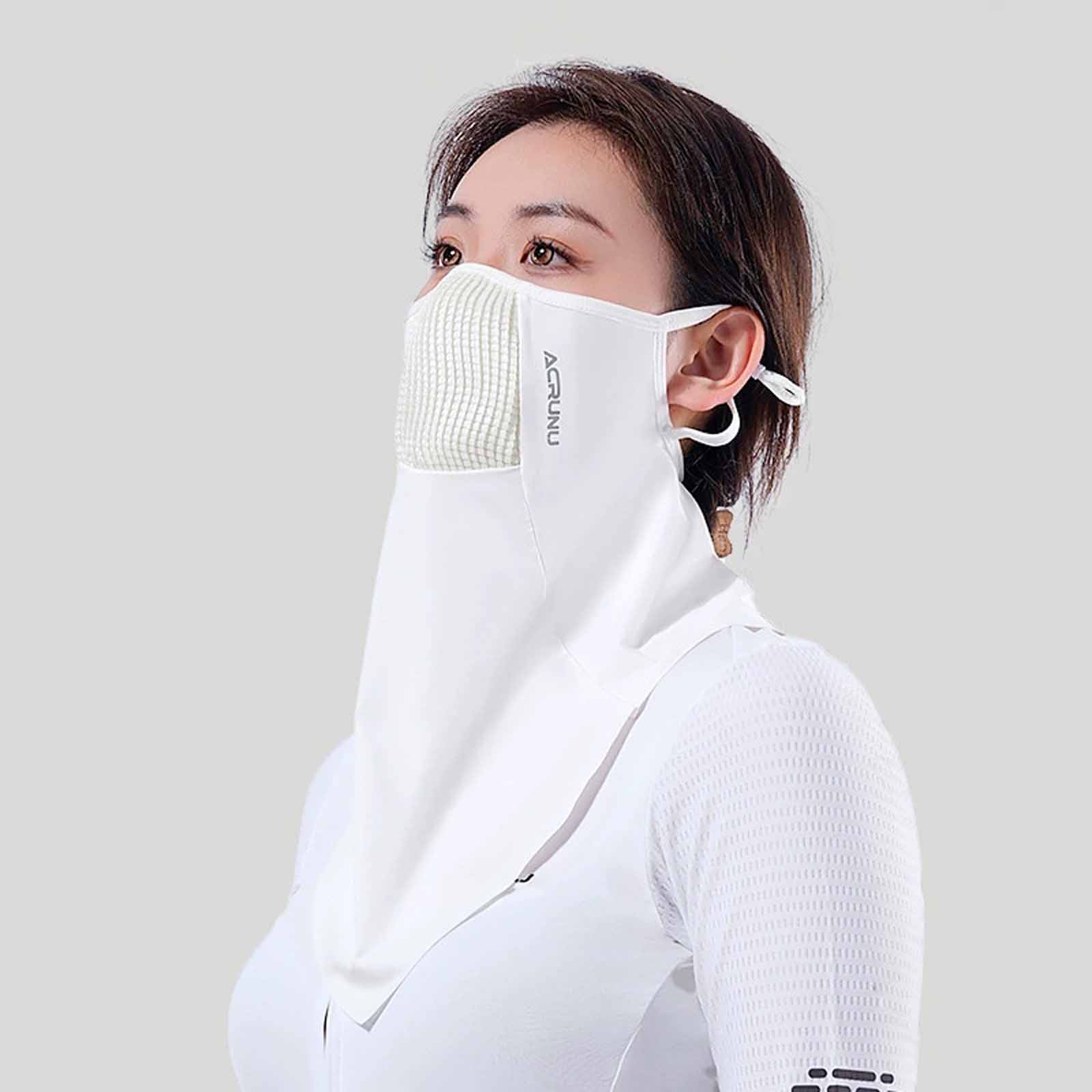 

Маска от солнца, УФ-защита шеи и лица, Дышащая бандана-гетра для защиты лица и шеи при езде на велосипеде на открытом воздухе One Size