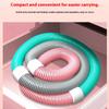 Weighted Fitness Hoop Quiet Design Foldable Waist Toning Hoop Belly Exercise Hoop Waist Training Circle for Home Gym