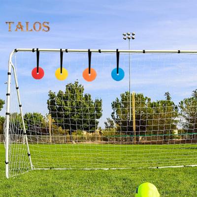 Soccer Goal Target Flat Cones Soccer Hockey Shoot Target with Adjustable Tapes Sports Goal Reactive Agility Training Aid for Lacrosse Baseball