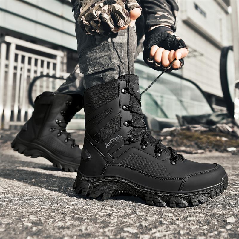 Fashion Wear Resisting Hiking Shoes Comfortable Walking Sneaker  Classic Trendy Men's Ankle Boots Man Non-Slip Treking Footwear Trainers