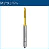 HSS Titanium Coating Screw Tap Drill Bit M2 M2.5 M3 M3.5 M4 M5 M6 M8 M10 M12 Metric Straight Flute Thread Tap Hand Tools Thread Lock3