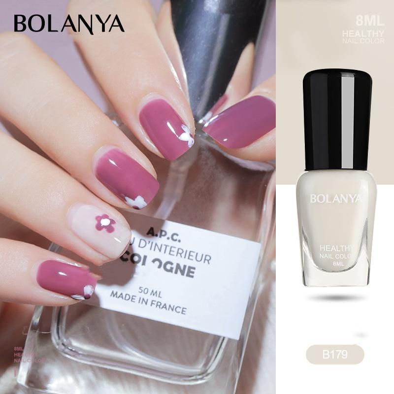 

Лак для ногтей Nude Color Не требует выпекания Быстросохнущий Стойкий Отслаивающийся Лак для ногтей 8ml