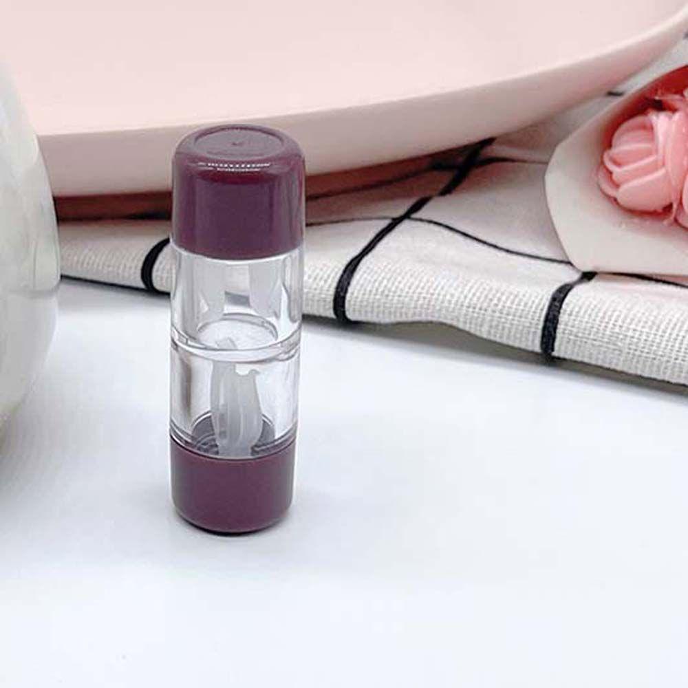 Capsule Shape Candy Color Lenses Box Storage Eye Care Contact Lens Container Contact Lens Case