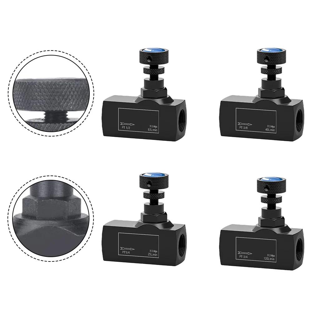 1pc Hydraulic One-way Throttle Valve Flow Control Adjustable For Injection Molding Machines Accessories