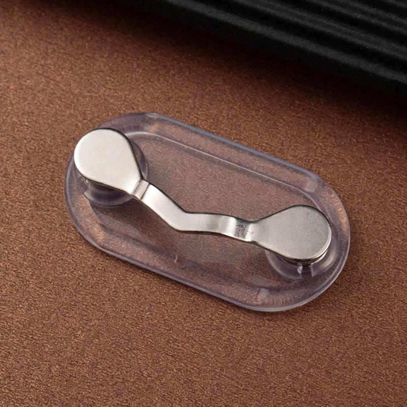 Magnetischer Brillenhalter für Sonnenbrillen Abzeichen Hängender Headset-Anstecker Langlebiger Haken Mehrzweck-Magnetclip Für Brillen Abzeichen