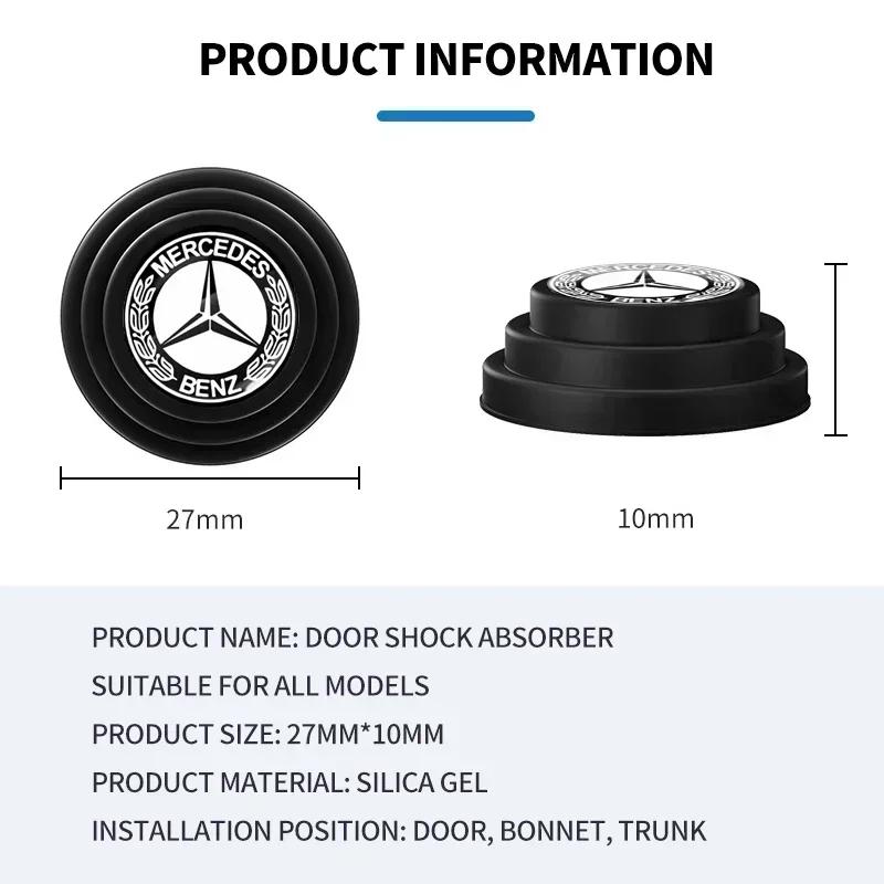 Car Door Shockproof Pad Anti-collision Silicone Sticker for Mercedes Benz W203 W204 W205 W206 W212 W213 W222 W223 E300 C200 MY7