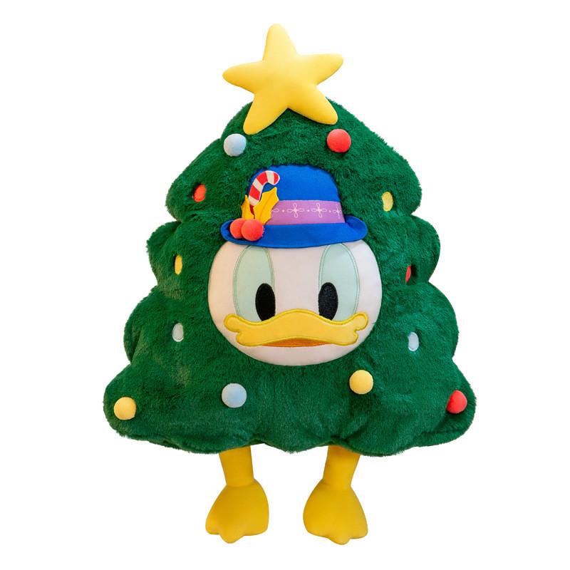 Duck Christmas Donald Tree Design Plush Doll Toy Pillow Cushion For Sofa Decor