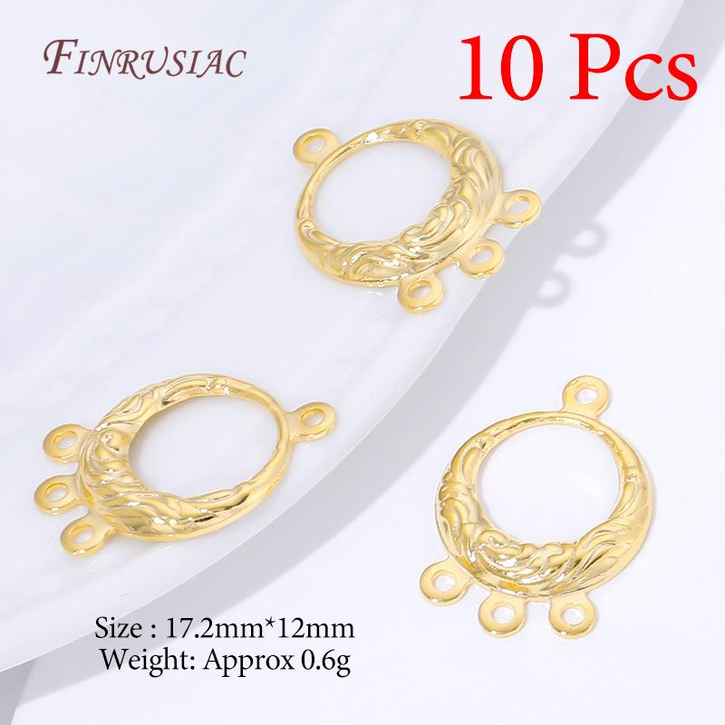 18K Gold Platinierte Mehrreihige Verbinder Für Schmuckherstellung, DIY Armbänder&Halsketten Verbinder Zubehör, Ohrring Komponenten