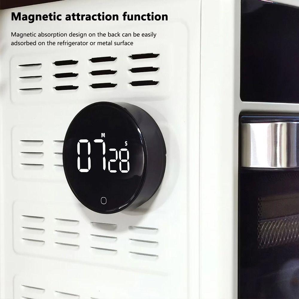 Large LED Display Cooking Digital Countdown Volume Adjustable Magnetic Egg Timer for Classrooms