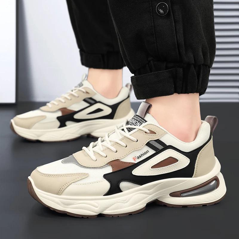 2025 Trendy Sneakers For Men Shoes Summer Outdoor Wear-Resistant Casual Sports Skateboard Shoes Fashion Breathable Shoes