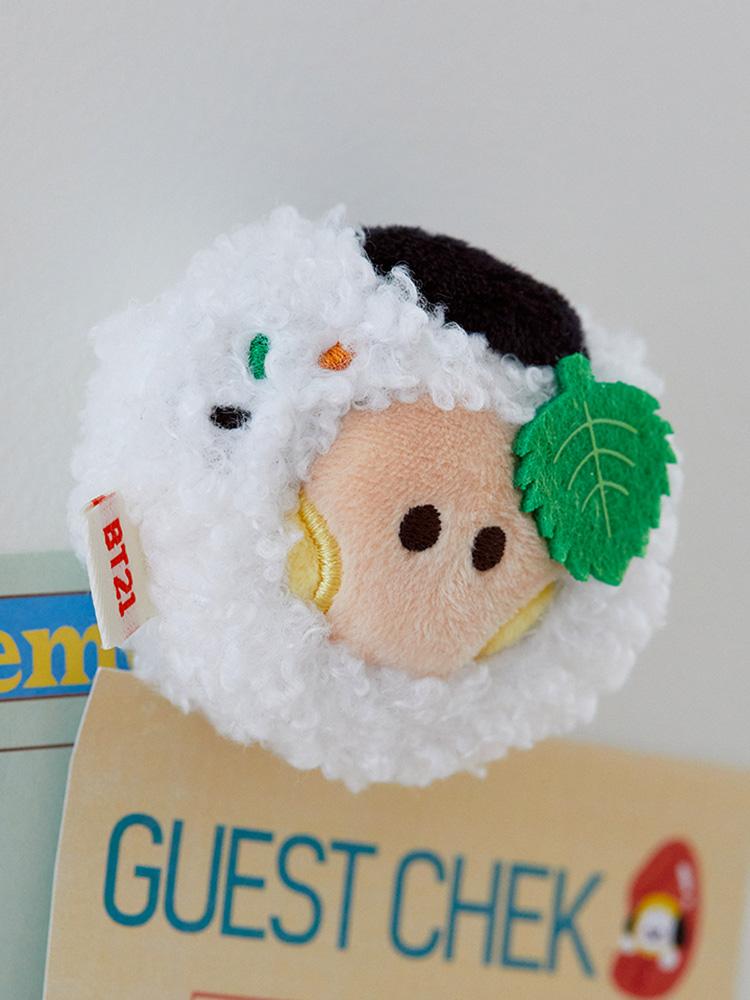 BT21 Shooky Minini Bunsik Snack Magnet Plush Doll