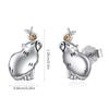 Cute Capybara Earring Adornment Fashionable Ear Rings Jewelry Ornament Fashionable Alloy Earrings for Women Ladies Girls