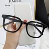 New Retro TR Large Frame Myopia Glasses Trend Men Women Square Eyewear Anti Blue Light Optical Spectacle Near Sight Glasses