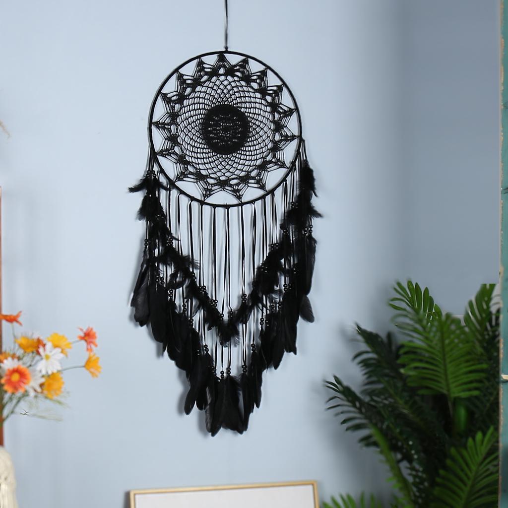Bohemian Large Dream Catcher Handwoven Feather Dream Catcher Interior Decoration Dream Catcher