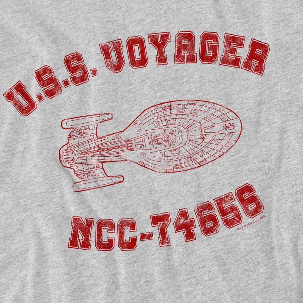 Star Trek Mens Voyager Athletic T-Shirt