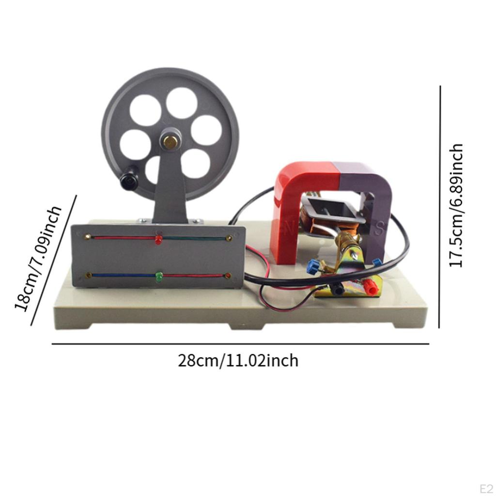 Handkurbelgenerator Lehrmittel Physikwerkzeug Elektromagnetische Induktion Pädagogisch