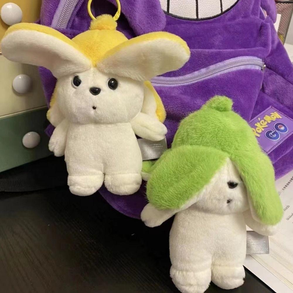 

Toy Puppy Plush Pendant Soft Banana Dog Keychian Creative Bag Hanging