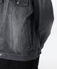 Musinsa Standard Pigment Oversized Denim Trucker Jacket [Charcoal Grey]