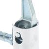 2 Stück 1/4" Verriegelndes Luftventil Reifenfüller mit Schlauchanschluss Auto Reifenluftventil Füller Pumpe Ventil Auto Aufblasbare Anschlüsse