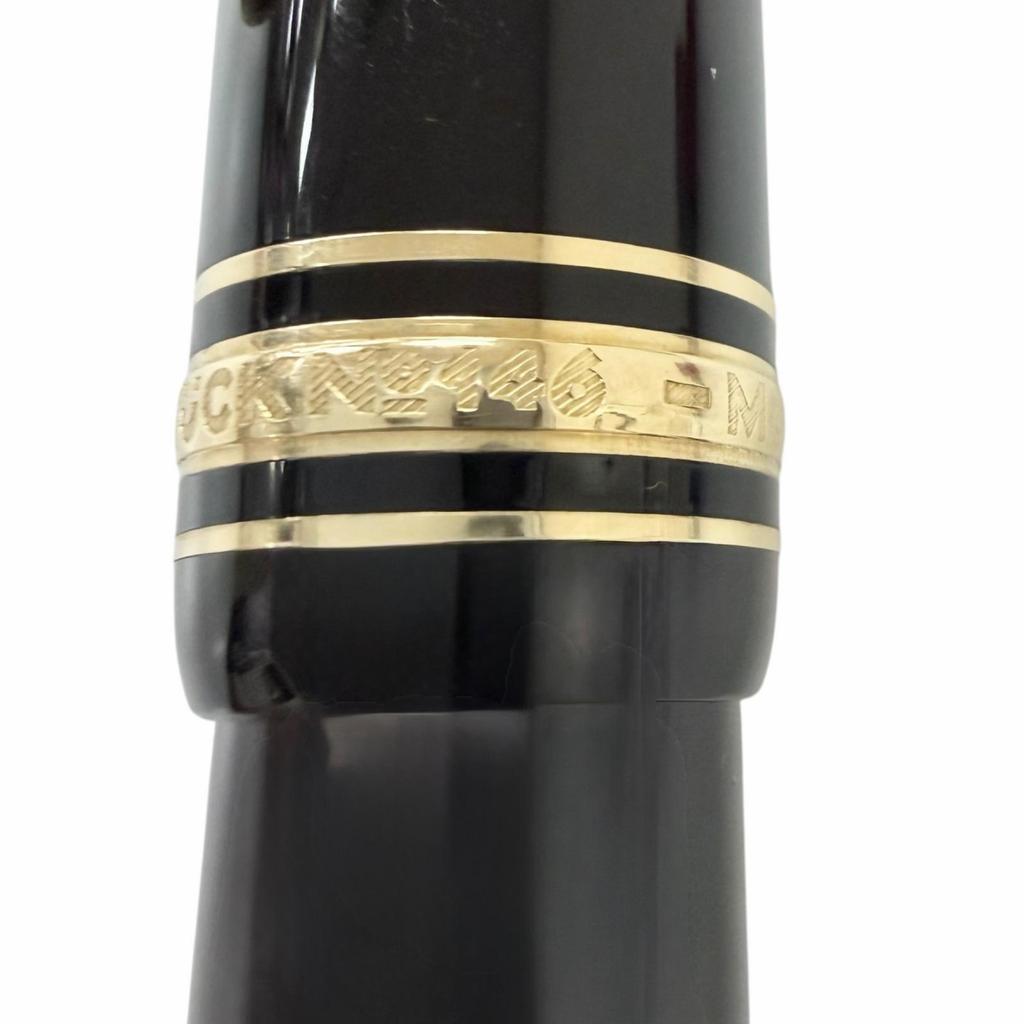 Excellent MONTBLANC fountain pen Meisterstück 146 black 14K mens Used