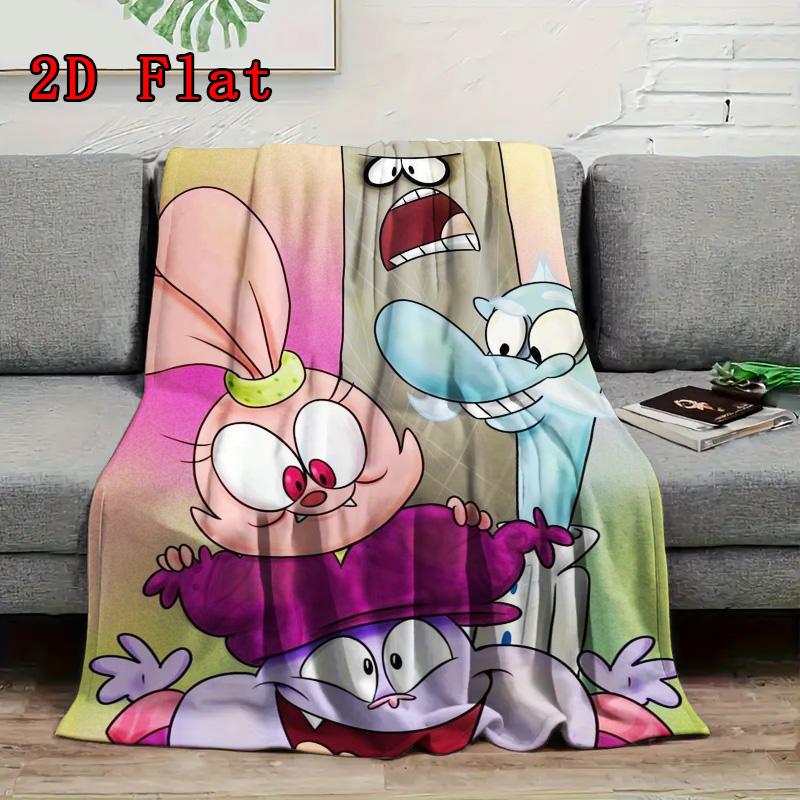 Chowder 2D Flat Pattern Flannel Blanket High Quality All Seasons Warmth and Comfort Perfect for Christmas Gifts.MMT0918035