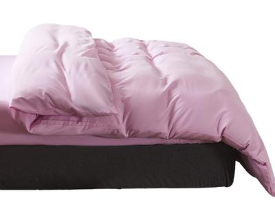 Single Duvet Cotton Solid Dust Mite Wrinkle Quick All Season Sold Individually Cover, 150x210cm, Pink, Blend, Color, Washable, Resistant, Resistant,