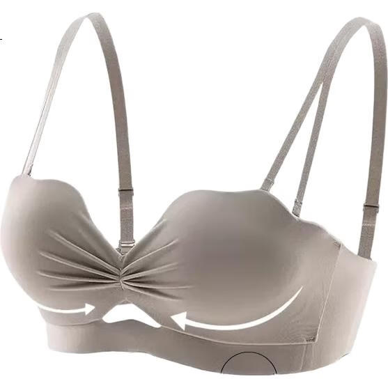 XUEXIMAN Women's Bra with Petal Cup Design, Push-Up, Seamless, Lift-Up, Anti-Sagging, Wireless, And Anti-Spillage Features