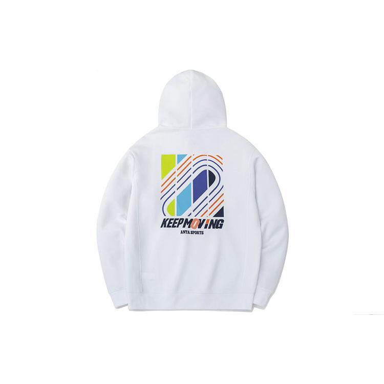 ANTA Life Collection Sweatshirts Men s White Hooded Moderate Regular 152318704-1 XXL