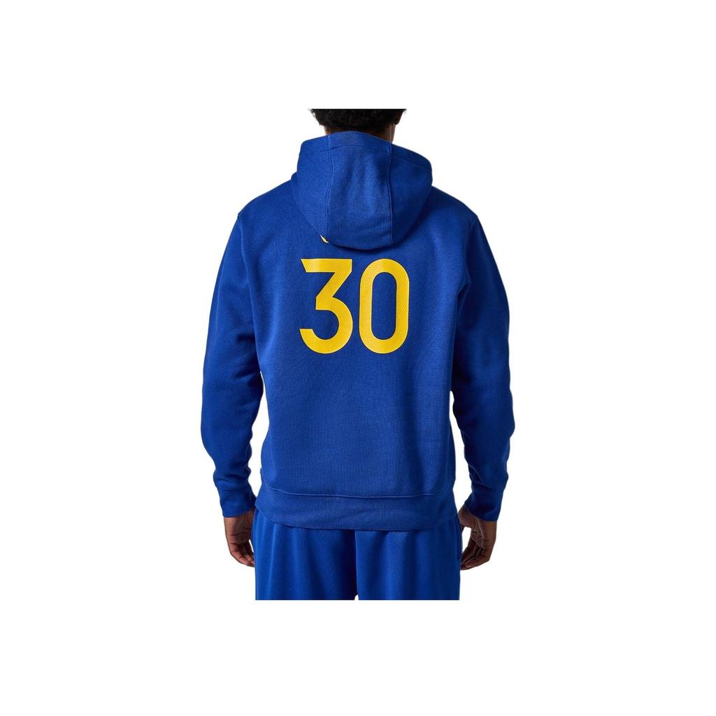 Nike NBA Pullover Golden State Warriors Letter Print Hoodie Men Hoodies Blue FB4784-495
