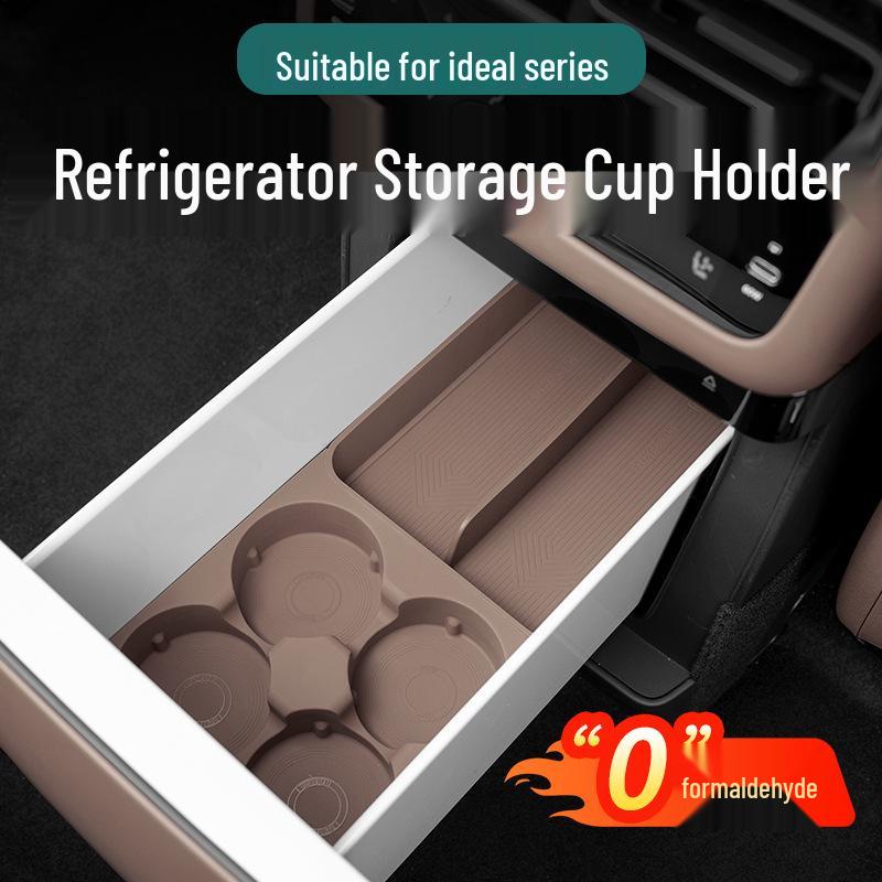 Silicone Cup Holder Pad for Ideal I6/i8 Rear Seat Refrigerator