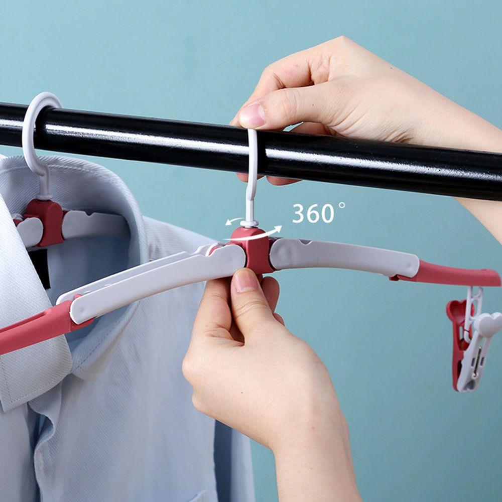 Storage Portable  Durable Folding Anti-slip Hanger Travel Accessories laundry rack Clothes Rack