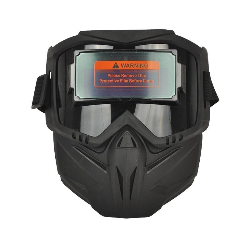 Selbsttönende Schweißmaske True Color Schnelle Abdunkelung Schlagfest Elektrische Maske für den Schiffbau Schweißprojekte