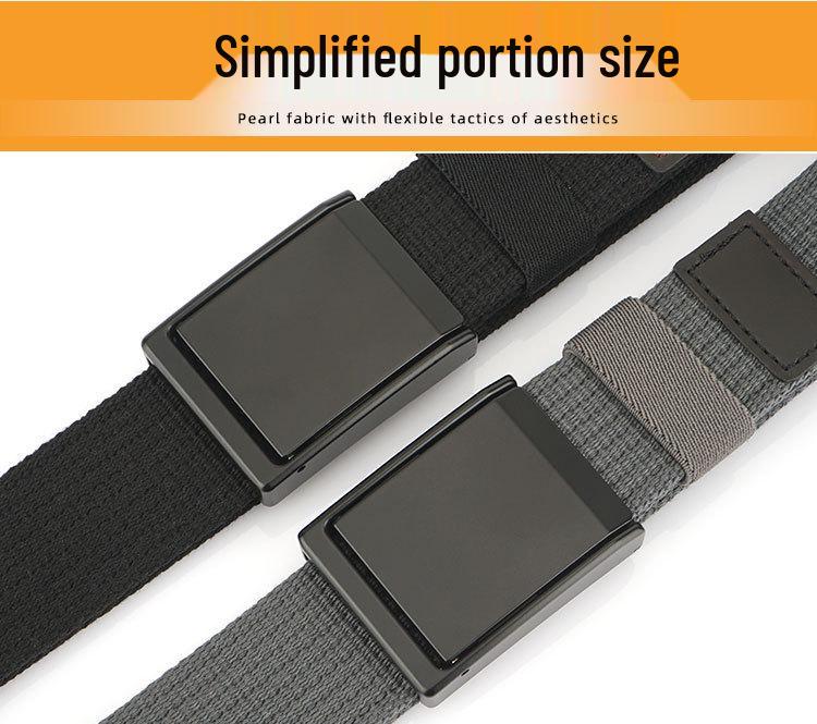 Cintura Sportiva in Tela Trendy da Uomo 2025 - Tessuto Versatile, Casual per Esterno e Jeans