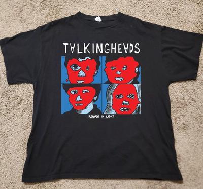 Talking Heads Remain In Light Art Vintage Black Short Sleeve Shirt QT3905 Unisex T-Shirt
