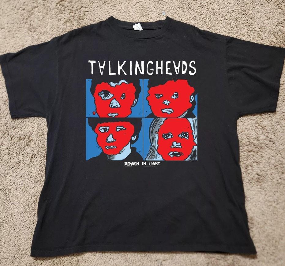 Talking Heads Remain in Light art vintage black short sleeve shirt QT3905 Unisex T-Shirt M
