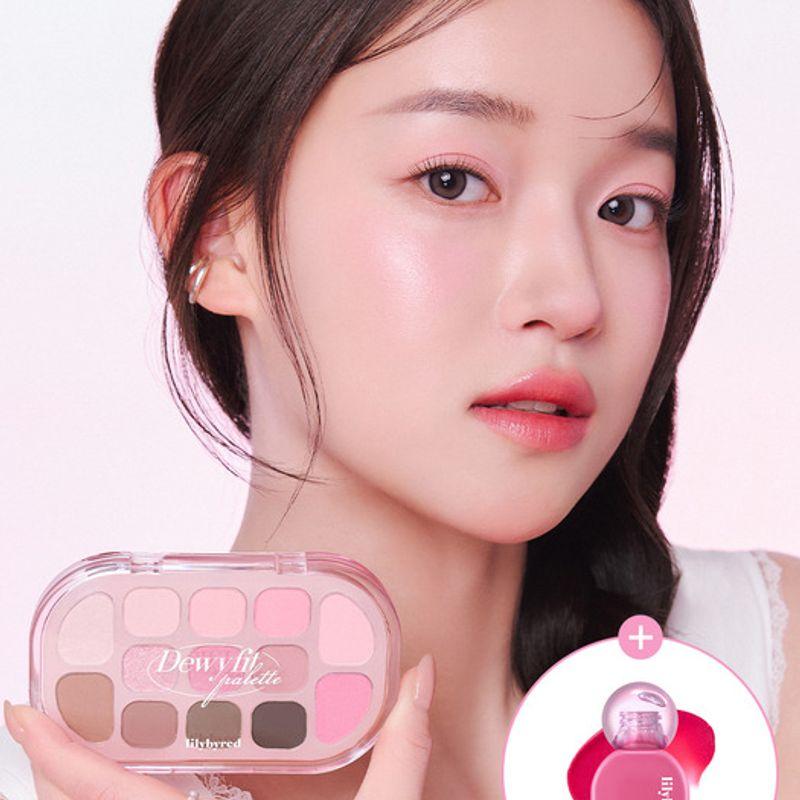 Палитра Dewy Fit (+ Бальзам-тинт с росой Мини Бесплатно) 01 Peach Cream (L381A)(Z084G)