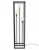 BLACK METAL FLOOR LAMP 130 CM